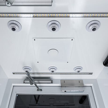 Integrated Sprinkler; for Air Shower