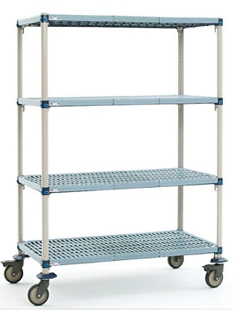MetroMax Q Open-grid Mobile Shelving by InterMetro