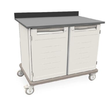 Metro Starsys Medical Cart Locking Doors Polymer 43