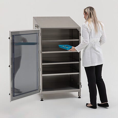 BioSafe® Large Stainless Steel Desiccator Cabinet, Single Door