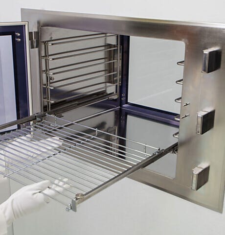 Extending Runner; Pass-Through, Stainless Steel, Wire