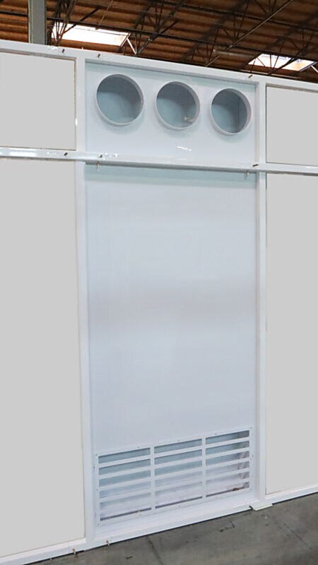 Vertical Air Returns for Cleanrooms