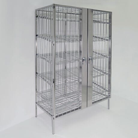 Cleanroom Security Storage Cabinet; 304 SS, 38