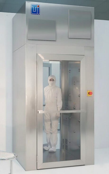 Explosion-Proof Air Showers and Tunnels