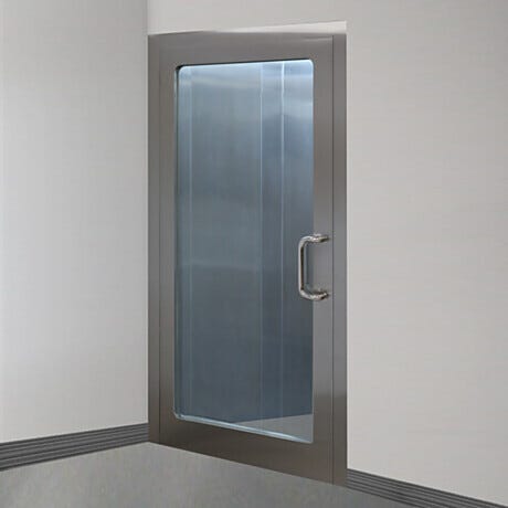 Pre-Hung Manual Swing Doors, Stainless Steel