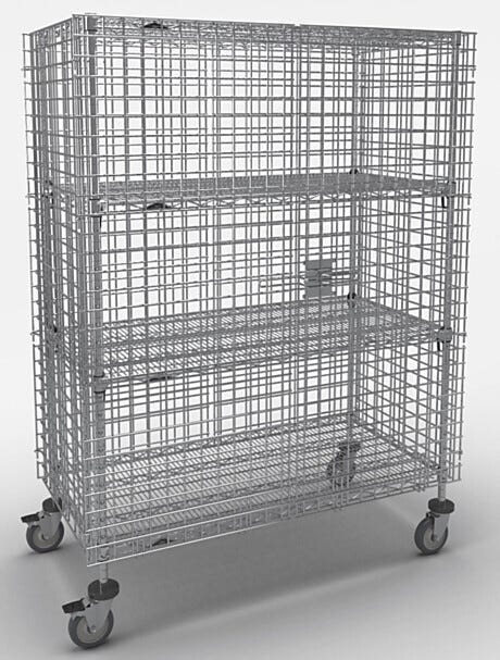 Super Erecta and Metromax Security Shelving Systems by Intermetro