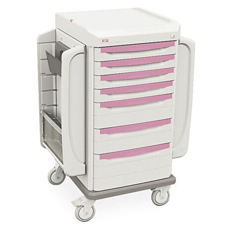 Metro Starsys Medical Bedside Cart Polymer 43