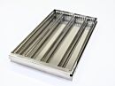 Tray; Non-Perforated, 304 Stainless Steel, Large-Width, 14.75