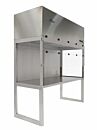 Hood; ValuLine® Vertical Laminar Flow Station, 304 Stainless Steel, Static-Dissipative PVC, 76