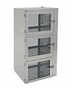 Door; Replacement, Left Hinge, 304 or 316L SS; for Series 400 SS 3 Chamber 3x1 SSA Desiccator