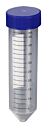 Centrifuge Tube; Polypropylene, 50 mL, Cap, Free-standing, Sterile Notched Bag, MTC Bio