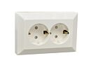 Duplex Power Outlet; GFCI-Type for Wet Processing Installed; 220VAC, 50Hz