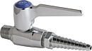 Petcock; Vacuum, Chrome Plated, 3/8
