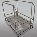 Mobile Work Platform; Non-Continuous Welded, 1 Step, 304 or 316 SS, 36