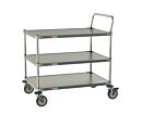Cart; 304 All Stainless Steel, 3 Shelves, 24
