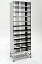 Free-Standing Multifunctional Storage System, BioSafe®, 304 SS, 24