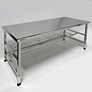 Work Station, BioSafe®; 304 Stainless Steel, Heavy-Duty, Solid Top, 96