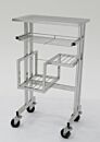 Cleanroom Computer Cart; 316L Stainless Steel Round Tube, 32