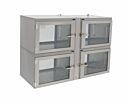 Desiccator; NitroPlex, Stainless Steel, 4 Chambers, 47