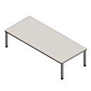 Extra-Large BioSafe® Cleanroom Gowning Bench, 304 Stainless Steel, SolidTop™, 70