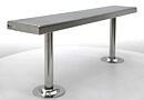 BioSafe® Gowning Bench; 304 Stainless Steel, SolidTop™, 36