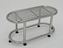 BioSafe® Gowning Bench; 304 Stainless Steel, Tubular Top, 36