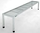 BioSafe® Gowning Bench; 304 Stainless Steel, Rod Top, 82