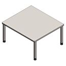 Extra-Large BioSafe® Cleanroom Gowning Bench, 304 Stainless Steel, SolidTop™, 34