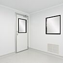 Wall Partition; Modular, uPVC Laminated Steel Shell, Aluminum Honeycomb Core, 2