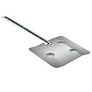 Propeller; Stainless Steel, Paddle with Flat Holes, Benchmark Scientific