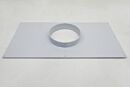 Flange Adapter Module, for Cleanroom A/C Unit, Polypropylene, 39.25W x 24D x 39H