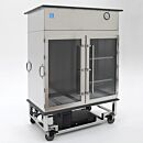 Cart; Cleanroom, PureFlow, Stainless Steel, 52.5