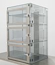 Desiccator; Adjust-A-Shelf™, NitroPlex™, Static Dissipative PVC, 3 Chambers, 24