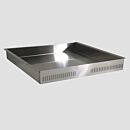Tray; Non-Perforated, 304 Stainless Steel, 21.3