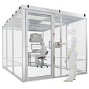 ValuLine™ Cleanroom; Hardwall, Static-Dissipative PVC Panels, 16'W x 20'D x 8'H