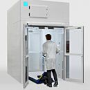 Cargo Air Shower, Automatic Swing Doors, Powder-Coated Steel, 76.5