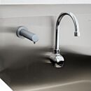 Wall-Mount Sink; BioSafe®, 1 Faucet, 304 or 316L SS, Chrome Finish Faucets, 24