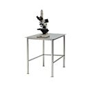 Work Station, BioSafe® SolidTop™ EP 304 or 316 Stainless Steel, Heavy-Duty, Round Tube, 24