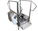 BSX800V-DAF-9 Compact Walk Through Dual Boot Scrubber, Wet, 9