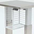Rack; Computer CPU for Work Stations, Powder-Coated Steel, 12