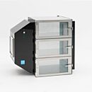Storage Cabinet; Curing/Drying, 3 Chambers, Single Side Blower, 43.625