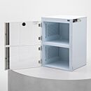 Desiccator; ValuLine® ES™, Acid-Resistant Polypropylene, 2 Chambers, 19.125