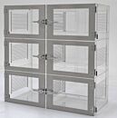 Desiccator; Adjust-A-Shelf™, Acrylic, 6 Chambers, 35
