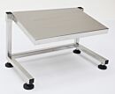Footrest; ISO 6, BioSafe® 304 Stainless Steel, Adjustable Height, 18