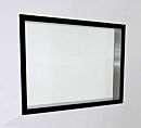 BioSafe® Cleanroom Window; Frameless, Double Pane, Tempered Glass
