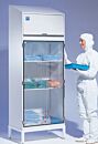 Garment Cabinet with 120 V Filter/Blower; 304 SS, SDPVC Windows, 40