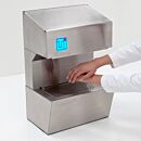 Hand Dryer; PureDry™, ULPA-Filtered, Recirculating, 304 Stainless Steel, 15