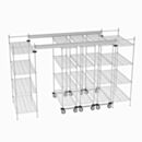 High Density Storage; Super Erecta Top-Track™ Overhead Track Shelving, Chrome, 115