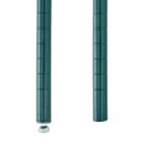 Post; Stationary, Metroseal Rust-Resistant Epoxy Coated Steel, 87