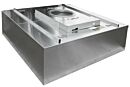 Fan Filter Unit; Aluminum, 4'x4', EC Motor, Room-Side Replaceable, 120 V